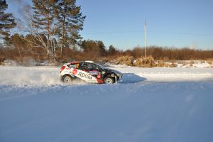 Матрёнин-Потесов на Ford Fiesta R5, 2-я секция на реке Усть-Пёра. - subarist.ru